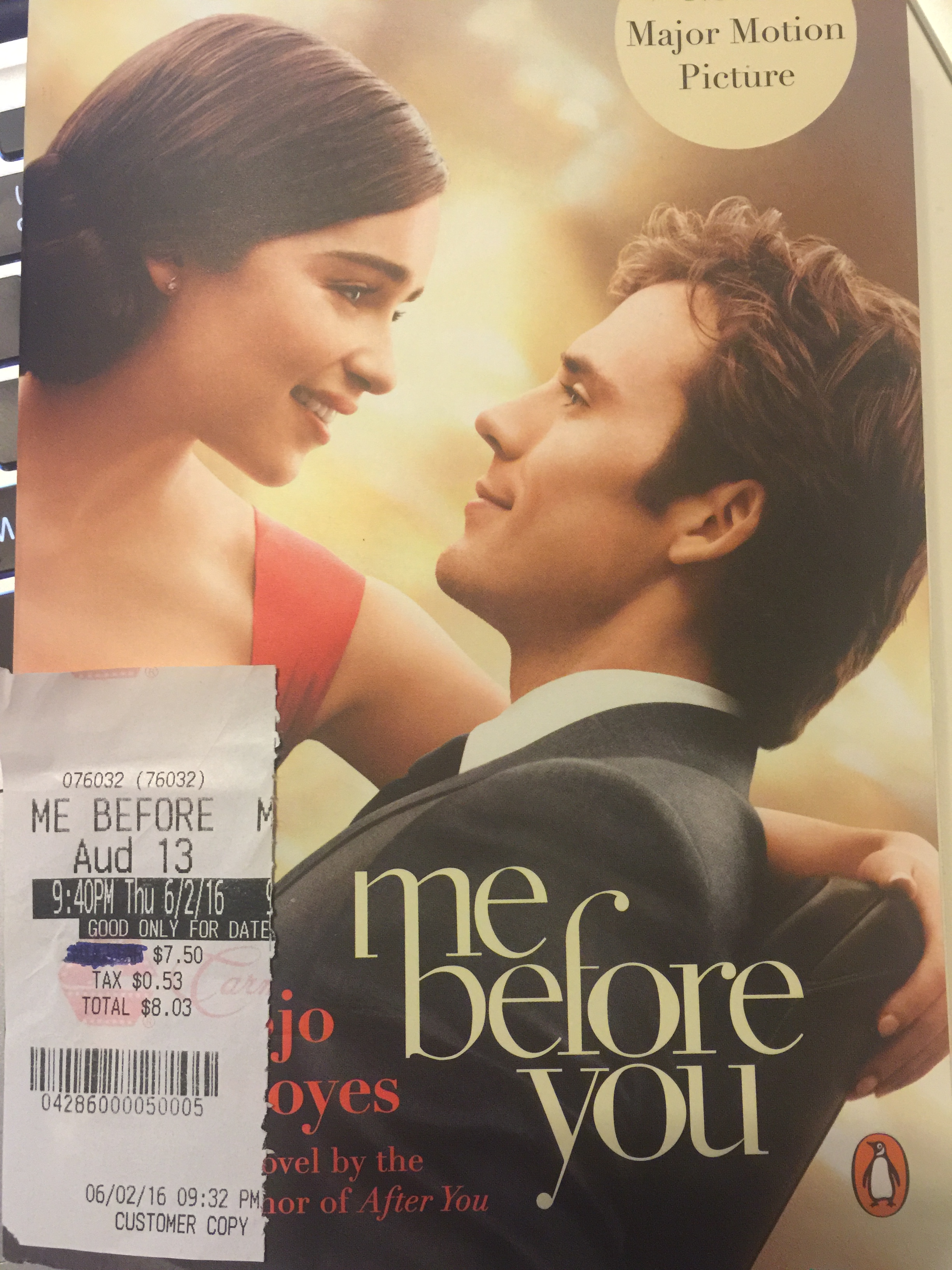 Movie Review – Me Before You – The Book Wench